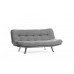 Atelier del Sofa Sofa trosed Misa Small Sofabed Light Grey