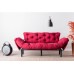 Atelier del Sofa Sofa trosed Nitta Triple Maroon