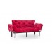 Atelier del Sofa Sofa trosed Nitta Triple Maroon