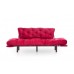 Atelier del Sofa Sofa trosed Nitta Triple Maroon