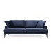 Atelier del Sofa Sofa trosed Papira 3 Seater Navy Blue