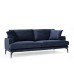 Atelier del Sofa Sofa trosed Papira 3 Seater Navy Blue