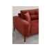 Atelier del Sofa Sofa trosed Sinor 3 Seater Tile Red