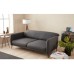 Atelier del Sofa Sofa trosed Venus 3 Seat Anthracite