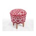 Atelier del Sofa Tabure Cor Red White