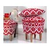 Atelier del Sofa Tabure Cor Red White