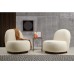 Atelier del Sofa Fotelja Tina Bouclet White