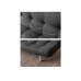 Atelier del Sofa Trosed Misa Small Sofabed Dark Grey