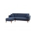 Atelier del Sofa Ugaona garnitura Aqua Corner Left Dark Blue