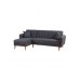 Atelier del Sofa Ugaona garnitura Aqua Corner Left Dark Grey