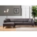 Atelier del Sofa Ugaona garnitura Belissimo Left Dark Grey