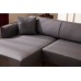 Atelier del Sofa Ugaona garnitura Belissimo Left Dark Grey