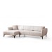 Atelier del Sofa Ugaona garnitura Belissimo Left Off White