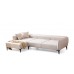 Atelier del Sofa Ugaona garnitura Belissimo Left Off White