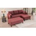 Atelier del Sofa Ugaona garnitura Bella Corner Sofa Right 2 Claret Red