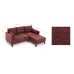 Atelier del Sofa Ugaona garnitura Bella Corner Sofa Right 2 Claret Red