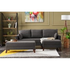 Atelier del Sofa Ugaona garnitura Bella Mini Corner Sofa Right Anthracite