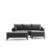 Atelier del Sofa Ugaona garnitura Bella Mini Corner Sofa Right Anthracite