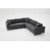 Atelier del Sofa Ugaona garnitura Berlin Anthracite Black