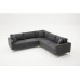 Atelier del Sofa Ugaona garnitura Berlin Anthracite Gold