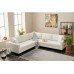 Atelier del Sofa Ugaona garnitura Berlin Cream Black