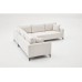 Atelier del Sofa Ugaona garnitura Berlin Cream Black