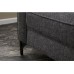 Atelier del Sofa Ugaona garnitura Berlin Left Anthracite Black