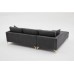 Atelier del Sofa Ugaona garnitura Berlin Left Anthracite Gold