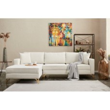 Atelier del Sofa Ugaona garnitura Berlin Left Cream Gold