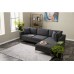 Atelier del Sofa Ugaona garnitura Berlin Right Anthracite Gold