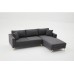 Atelier del Sofa Ugaona garnitura Berlin Right Anthracite Gold