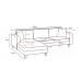 Atelier del Sofa Ugaona garnitura Berlin Right Cream Black