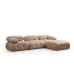 Atelier del Sofa Ugaona garnitura Bubble Corner ( L1 O1 1R Puf) Cream