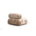 Atelier del Sofa Ugaona garnitura Bubble Corner ( L1 O1 1R Puf) Cream