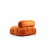 Atelier del Sofa Ugaona garnitura Bubble Corner ( L1 O1 1R Puf) Orange