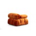 Atelier del Sofa Ugaona garnitura Bubble Corner ( L1 O1 1R Puf) Orange