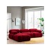 Atelier del Sofa Ugaona garnitura Bubble Corner ( L1 O1 1R Puf) Red