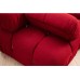 Atelier del Sofa Ugaona garnitura Bubble Corner ( L1 O1 1R Puf) Red