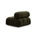 Atelier del Sofa Ugaona garnitura Bubble Green L1 O1 1R PUF