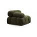 Atelier del Sofa Ugaona garnitura Bubble Green L1 O1 1R PUF