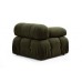 Atelier del Sofa Ugaona garnitura Bubble Green L1 O1 1R PUF