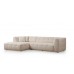 Atelier del Sofa Ugaona garnitura Cady 3 Seater Left Beige