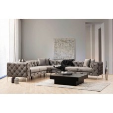 Atelier del Sofa Ugaona garnitura Como Left Anthracite