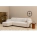 Atelier del Sofa Ugaona garnitura Eddy Corner Left (CHL 3R) White