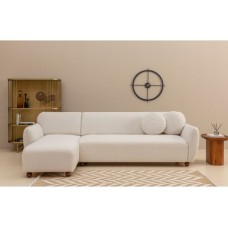 Atelier del Sofa Ugaona garnitura Eddy Corner Left (CHL 3R) White