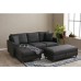 Atelier del Sofa Ugaona garnitura Eva Left Anthracite