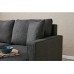 Atelier del Sofa Ugaona garnitura Eva Left Anthracite