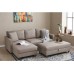 Atelier del Sofa Ugaona garnitura Eva Left Cream