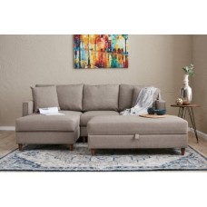 Atelier del Sofa Ugaona garnitura Eva Left Cream