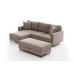 Atelier del Sofa Ugaona garnitura Eva Left Cream